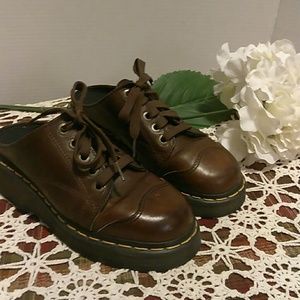 Dr Martens Leather Slip On